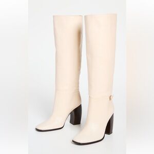 Tory Burch Banana Heel Buckle Boots